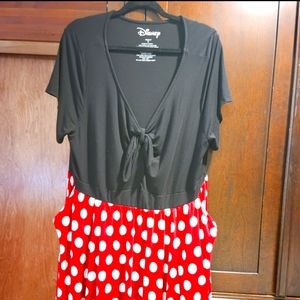 TORRID Size 3 Disney's Minnie Mouse Polka Dot Skater Dress
